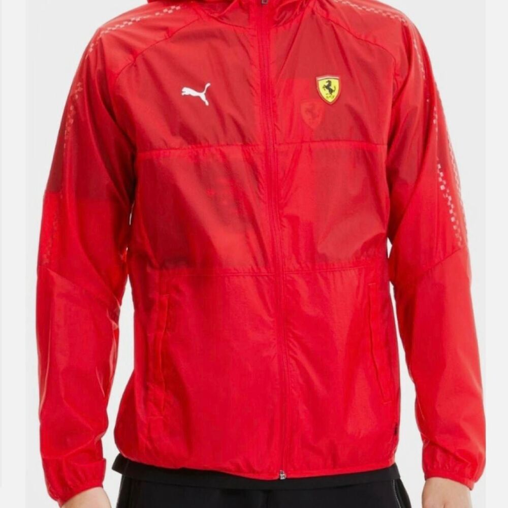 Puma Men's Red Jacket - Picture 2 of 6